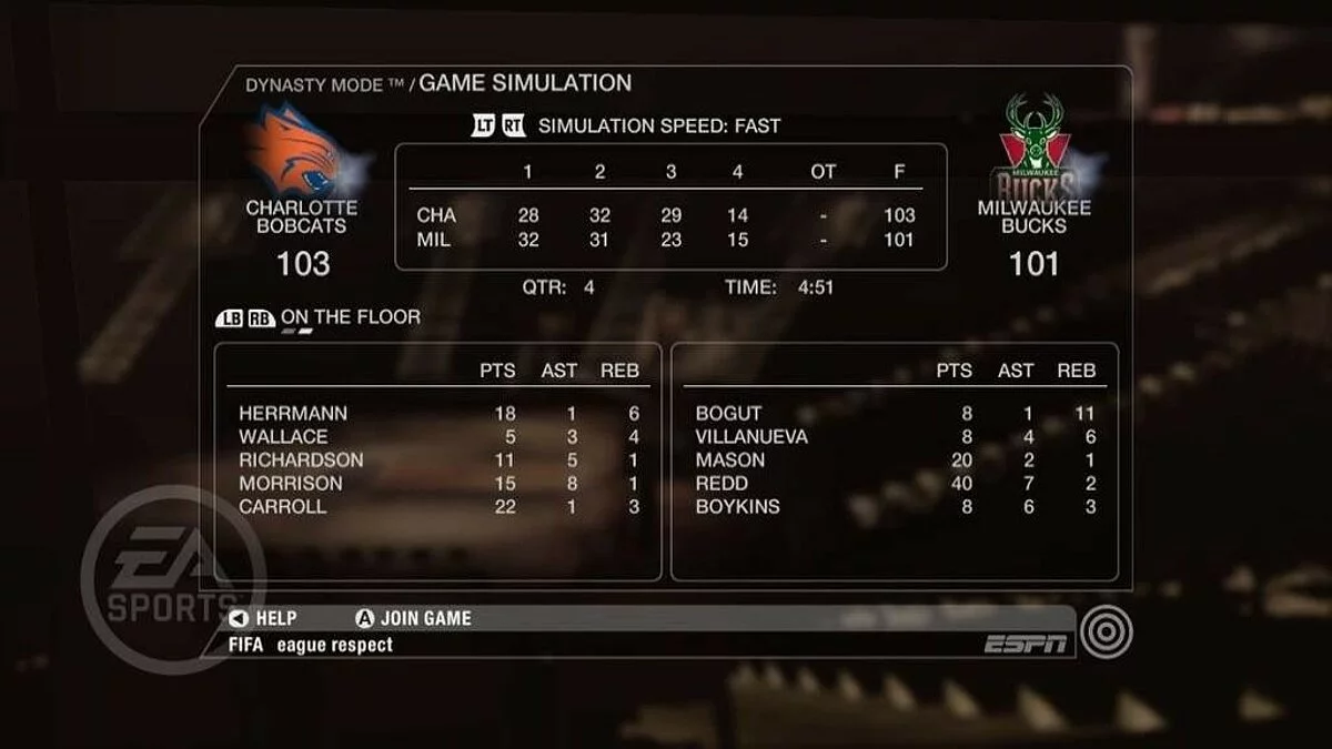 Скриншоты из NBA Live 08 / Картинка 42