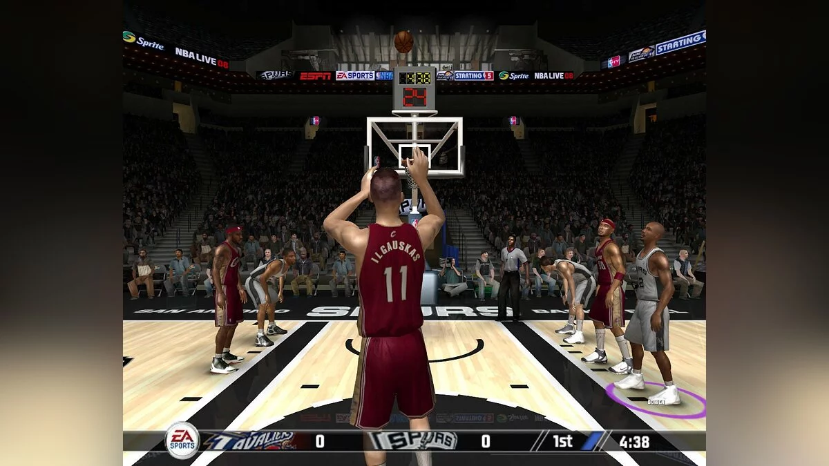 Скриншоты из NBA Live 08 / Картинка 62