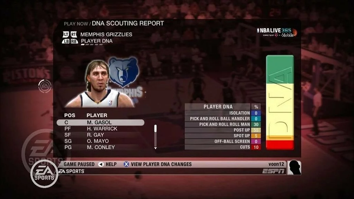 Скриншоты из NBA Live 09 (2008) / Картинка 55