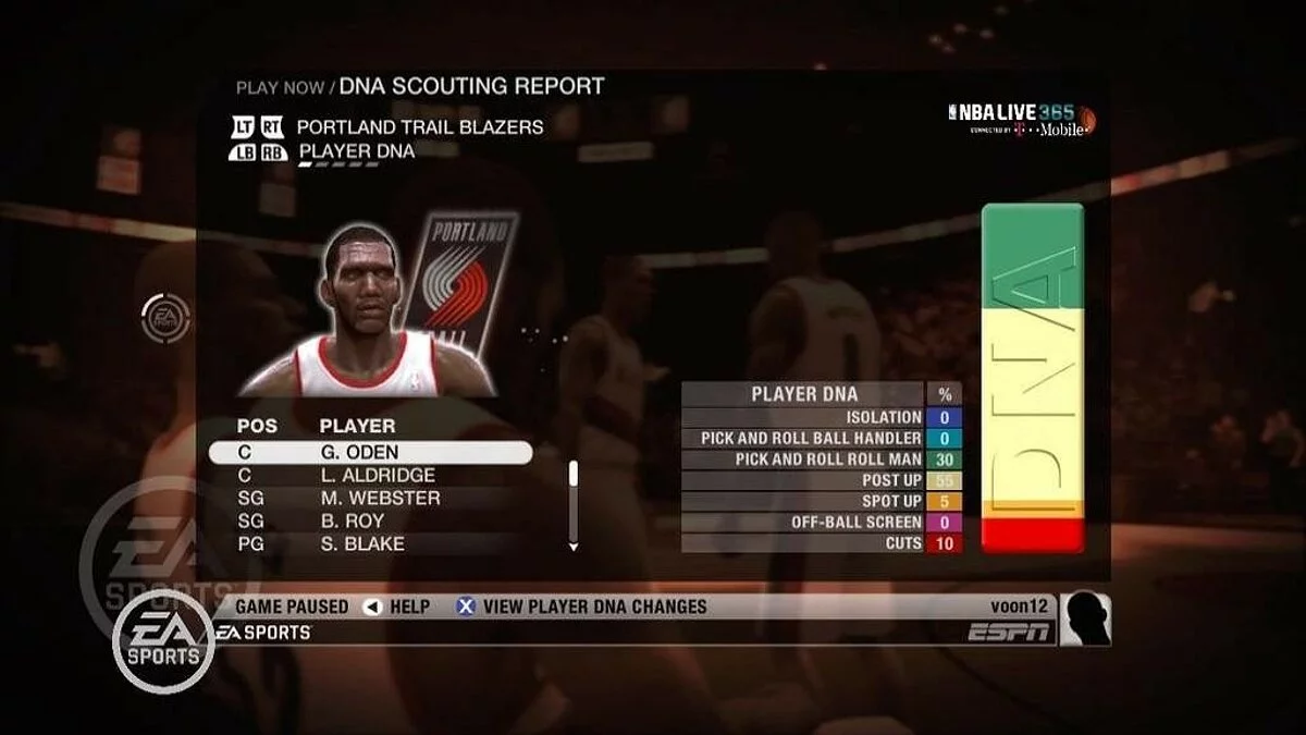 Скриншоты из NBA Live 09 (2008) / Картинка 69