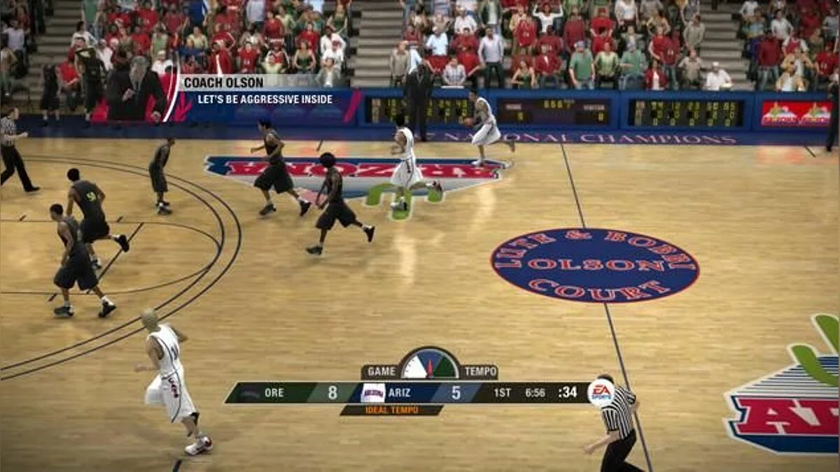 Скриншоты из NCAA Basketball 09 / Картинка 3