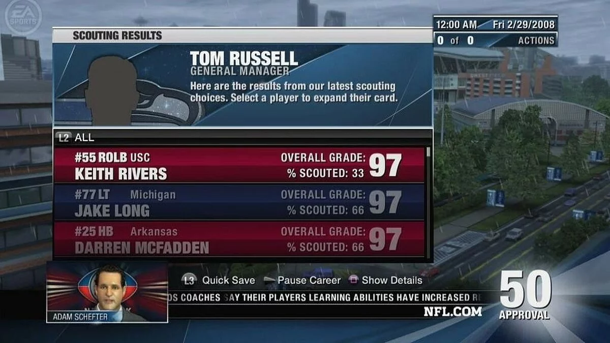 Скриншоты из NFL Head Coach 09 / Картинка 5