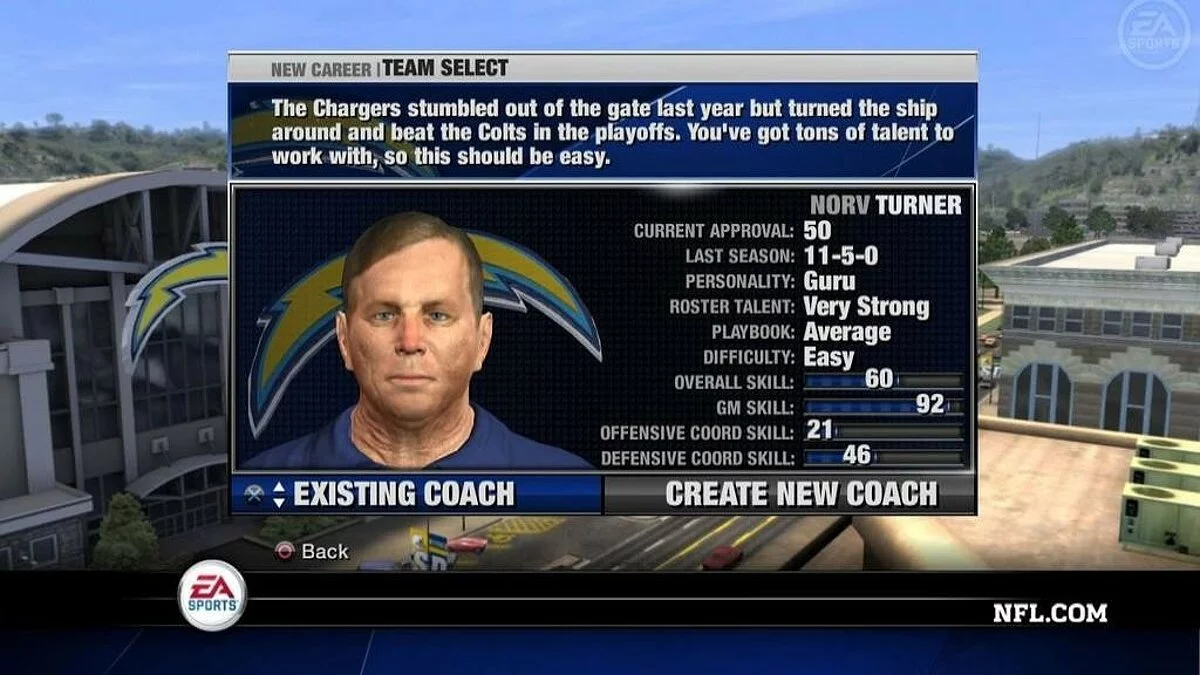 Скриншоты из NFL Head Coach 09 / Картинка 10