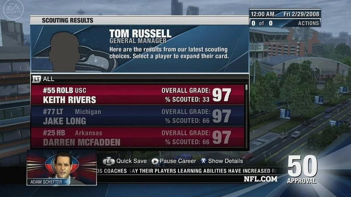Скриншоты из NFL Head Coach 09 / Картинка 14