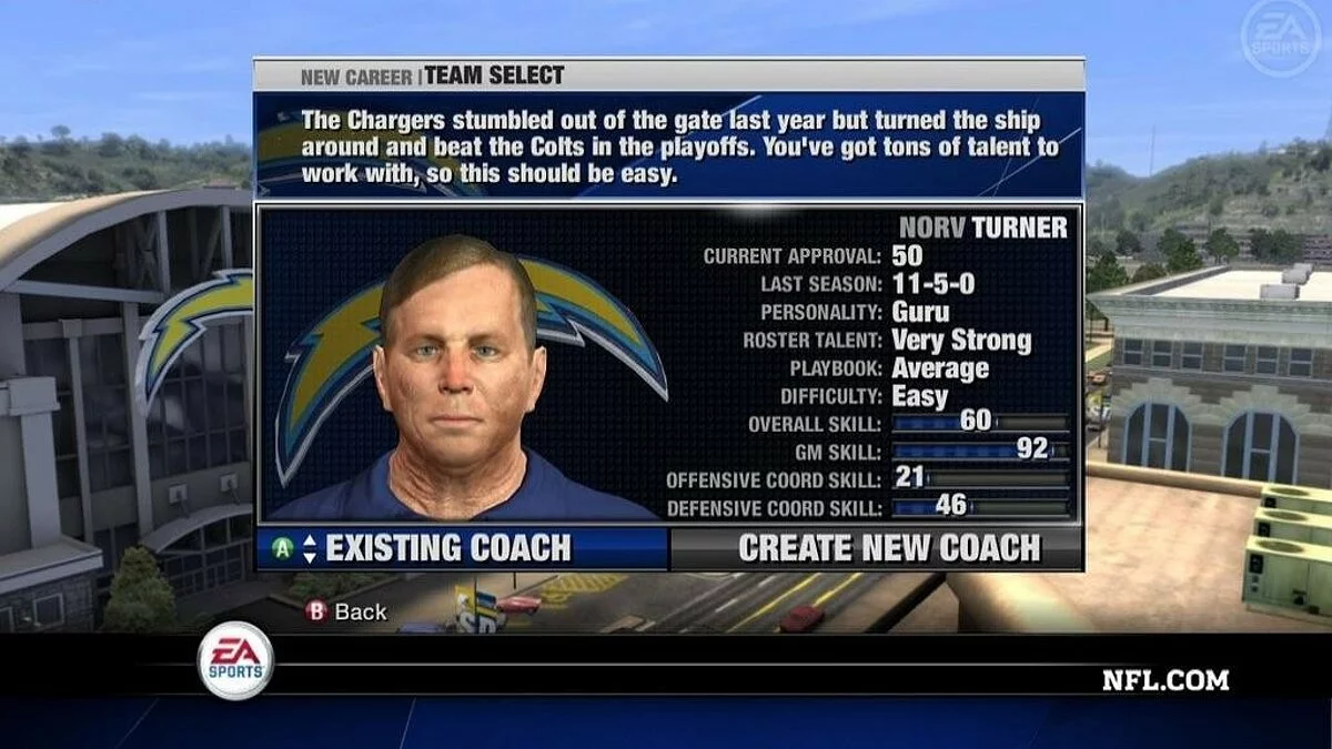 Скриншоты из NFL Head Coach 09 / Картинка 17
