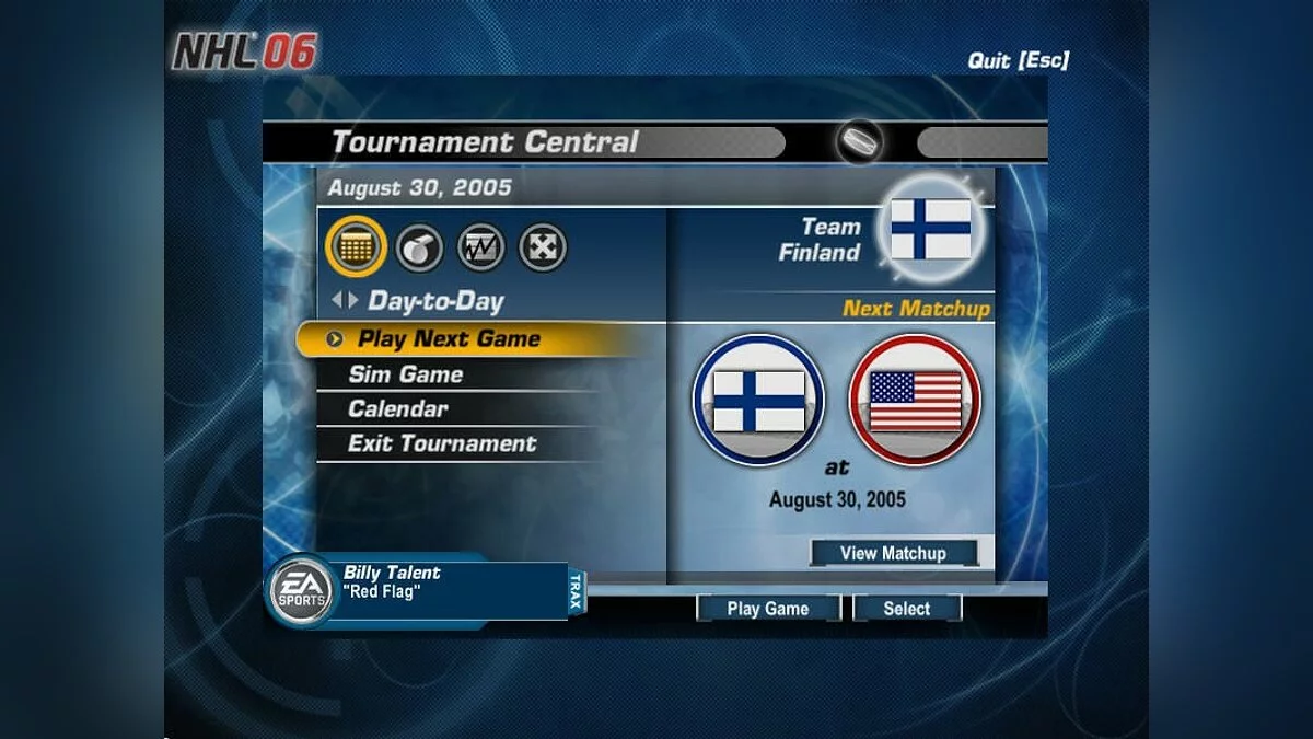 Скриншоты из NHL 06 / Картинка 27