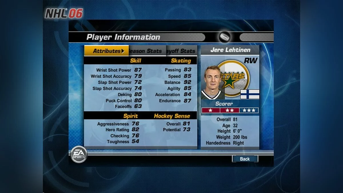 Скриншоты из NHL 06 / Картинка 33