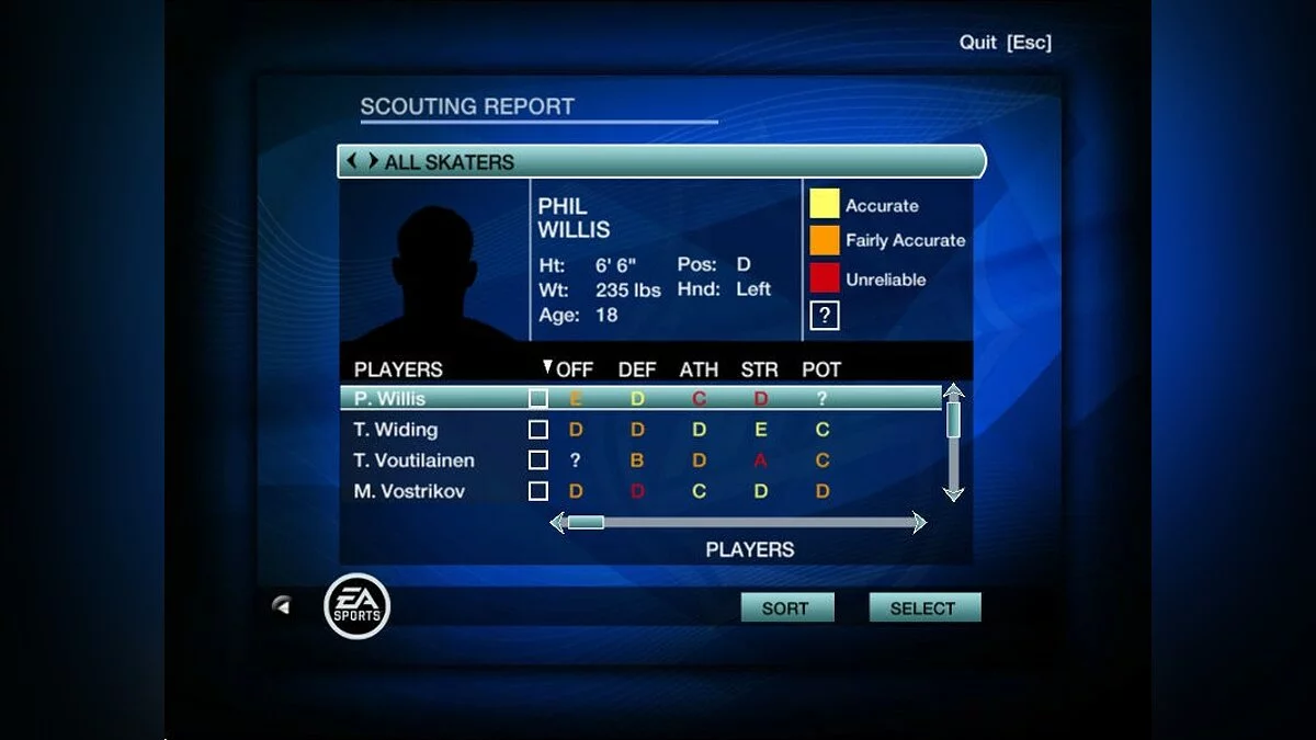 Скриншоты из NHL 09 / Картинка 78