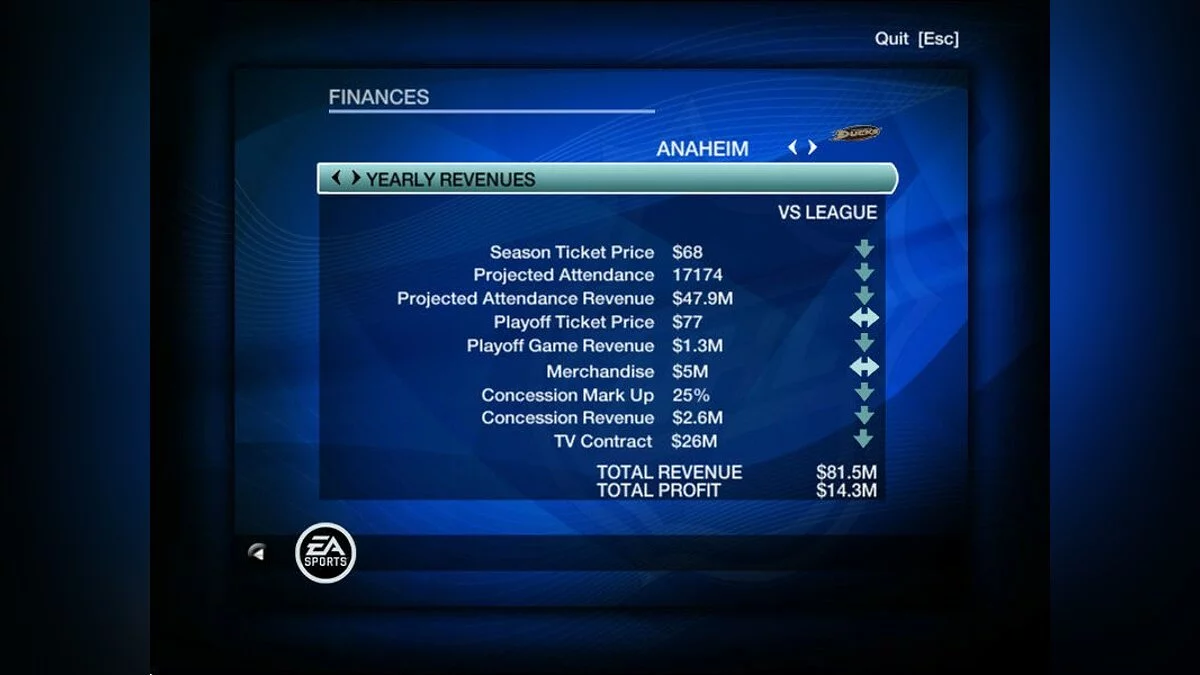 Скриншоты из NHL 09 / Картинка 77