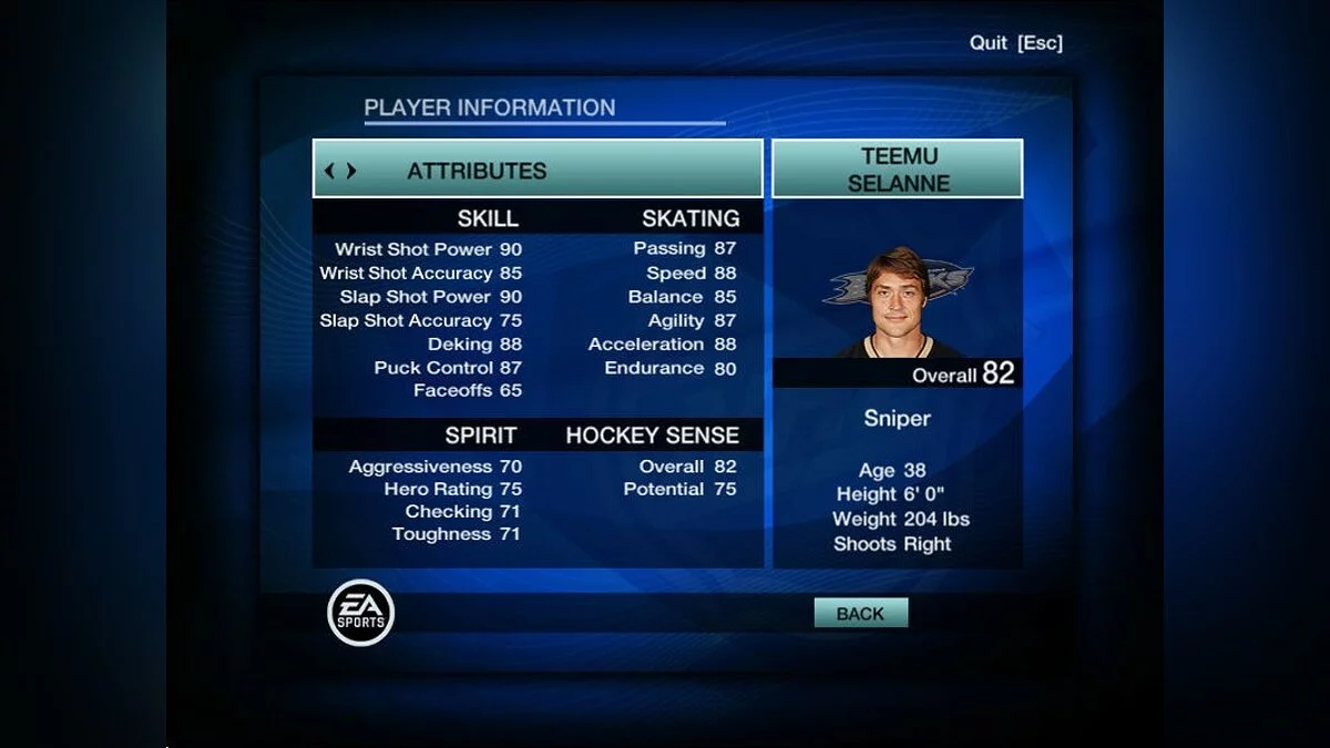 Скриншоты из NHL 09 / Картинка 79