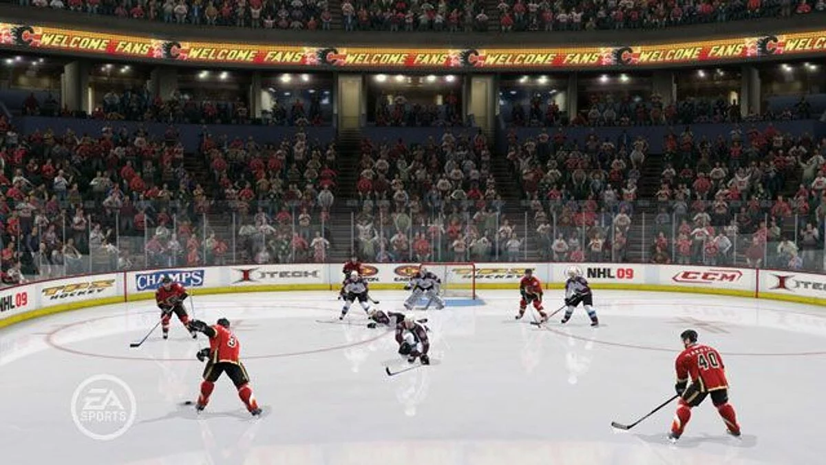 Скриншоты из NHL 09 / Картинка 21