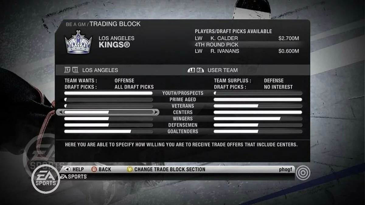 Скриншоты из NHL 10 / Картинка 36