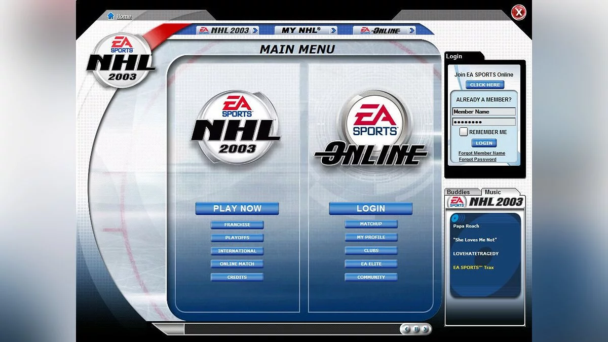 Скриншоты из NHL 2003 / Картинка 26