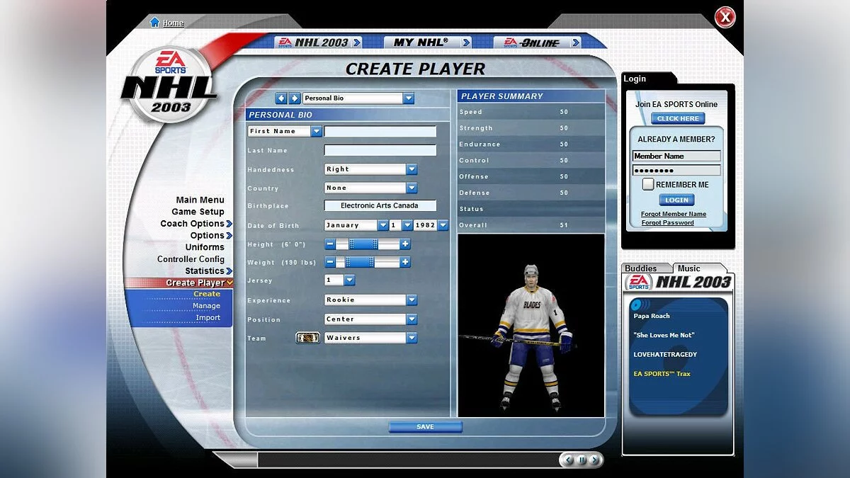 Скриншоты из NHL 2003 / Картинка 42