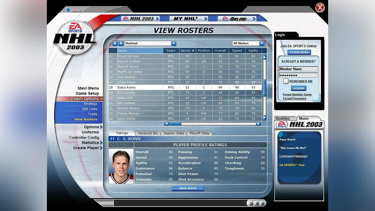 Скриншоты из NHL 2003 / Картинка 43