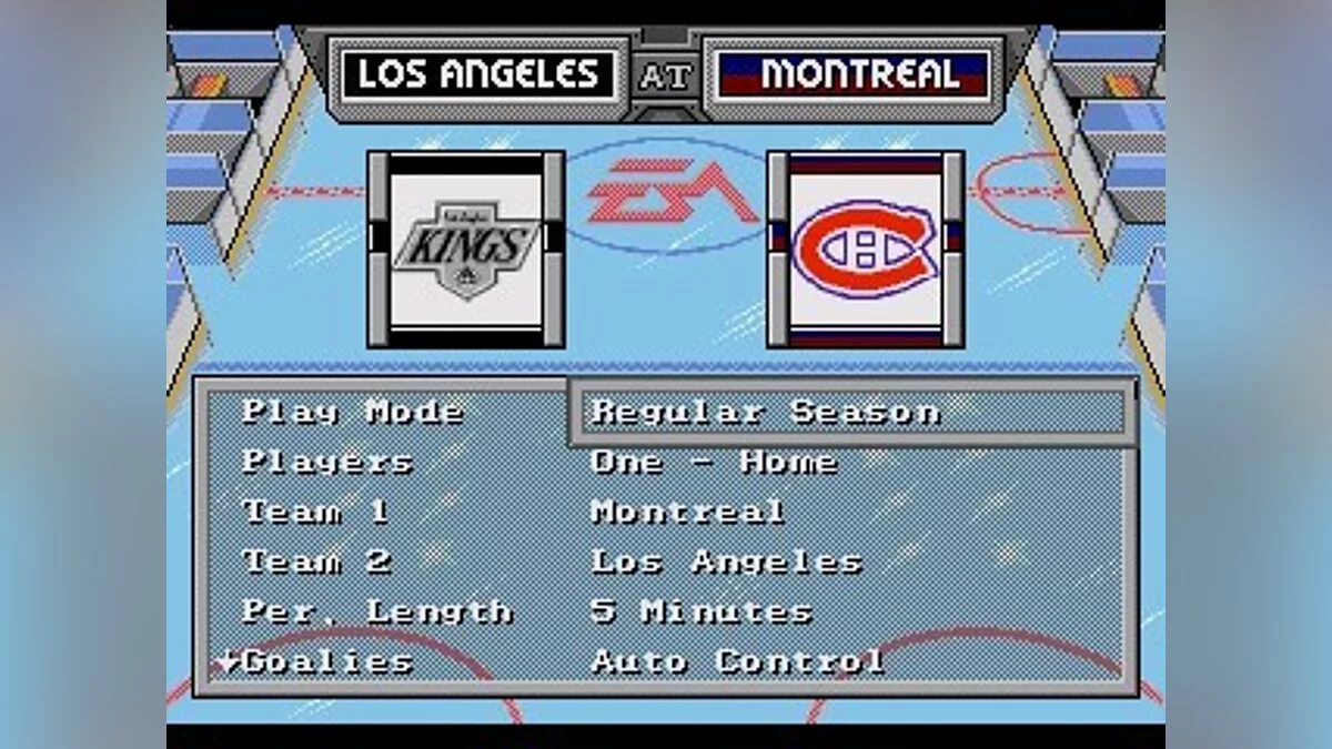 Скриншоты из NHL '94 / Картинка 13