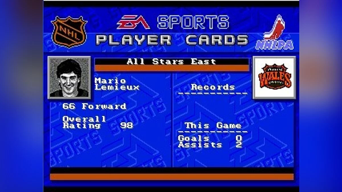 Скриншоты из NHL '94 / Картинка 18