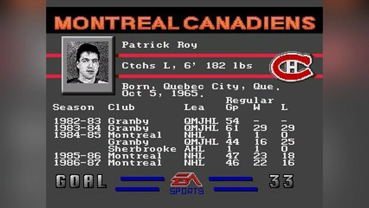 Скриншоты из NHL '94 / Картинка 26