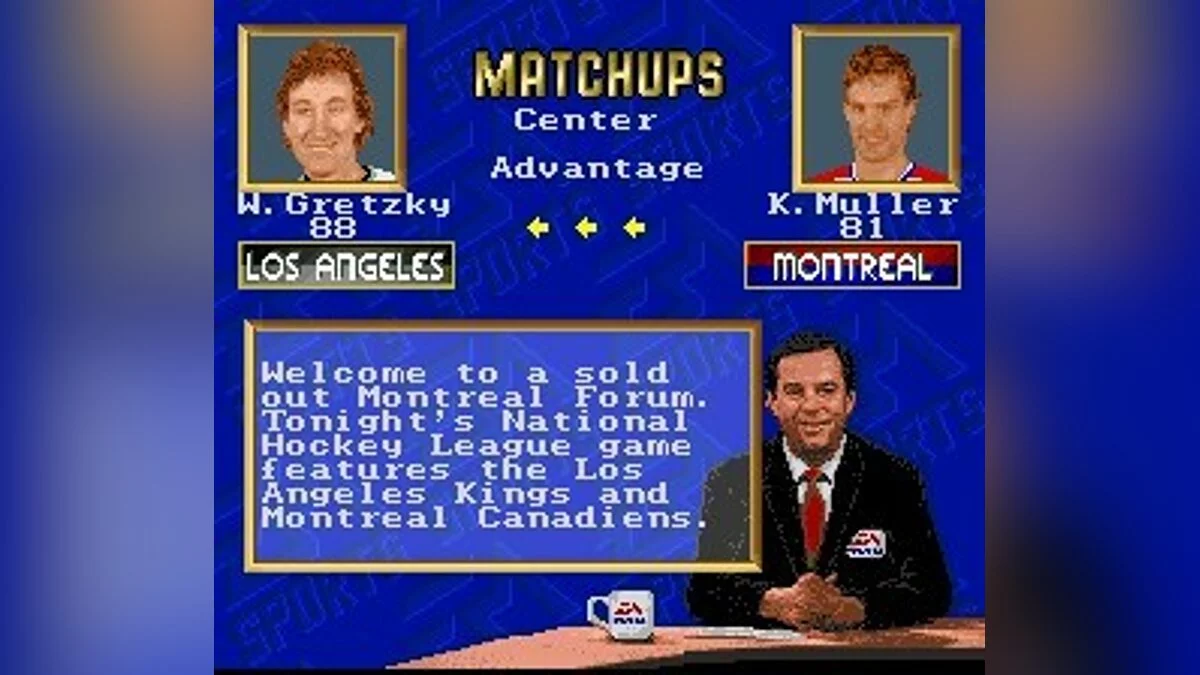 Скриншоты из NHL '94 / Картинка 40