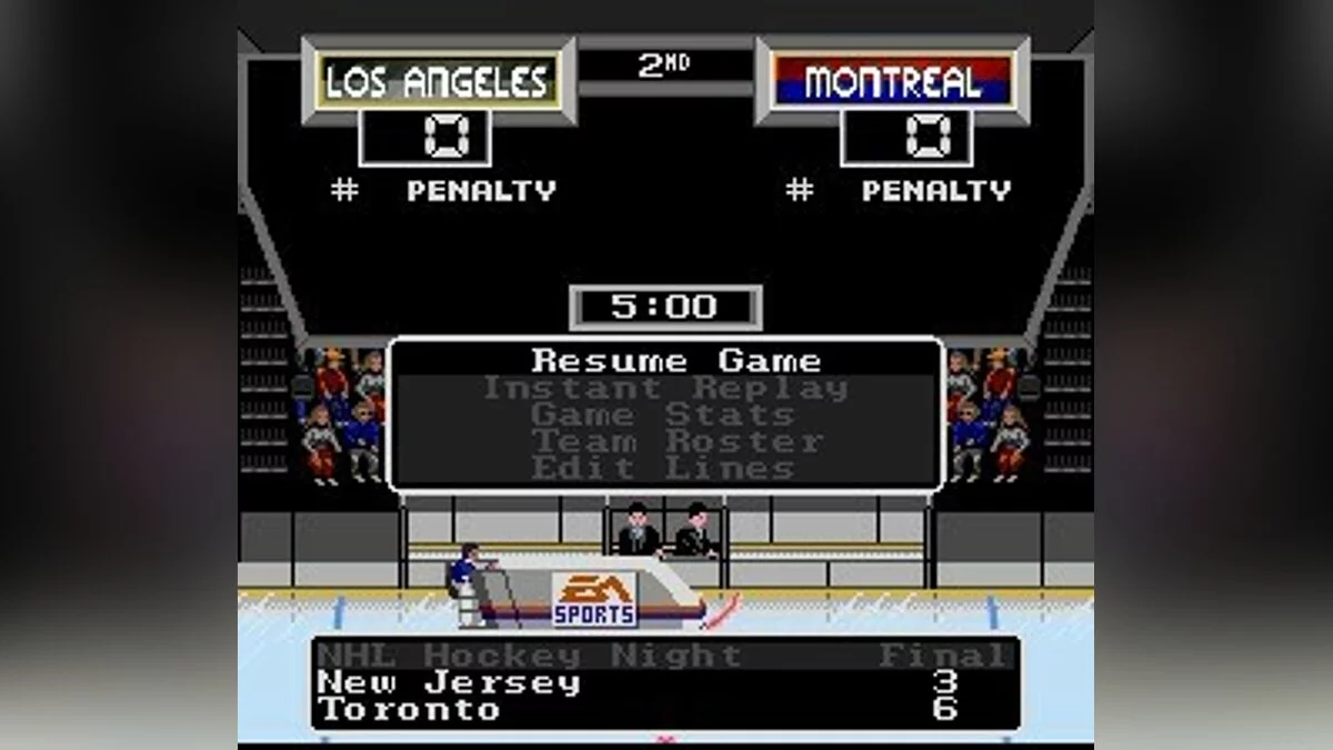 Скриншоты из NHL '94 / Картинка 45