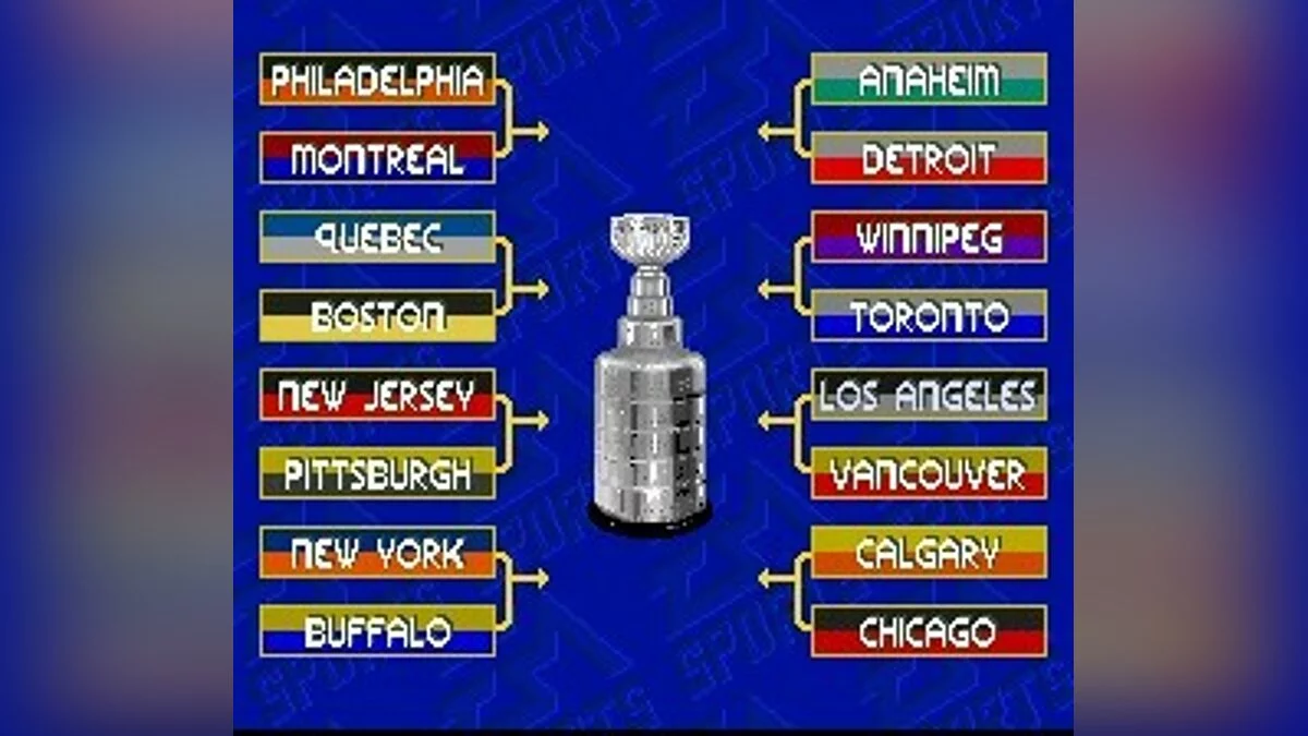 Скриншоты из NHL '94 / Картинка 51