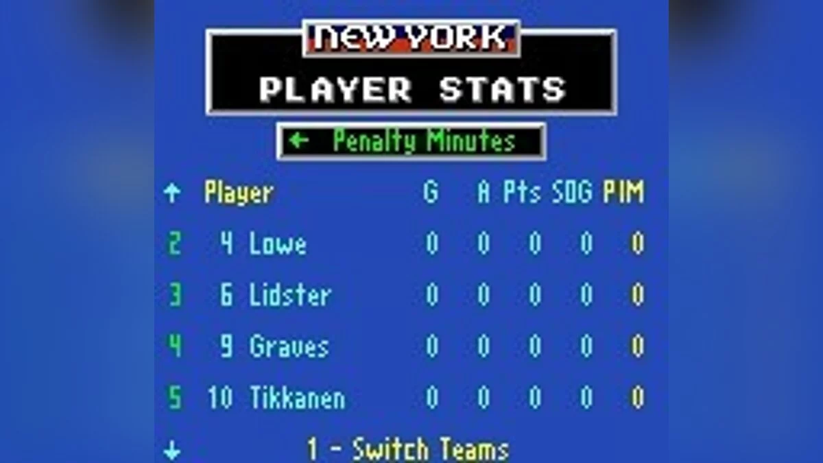 Скриншоты из NHL 95 / Картинка 50