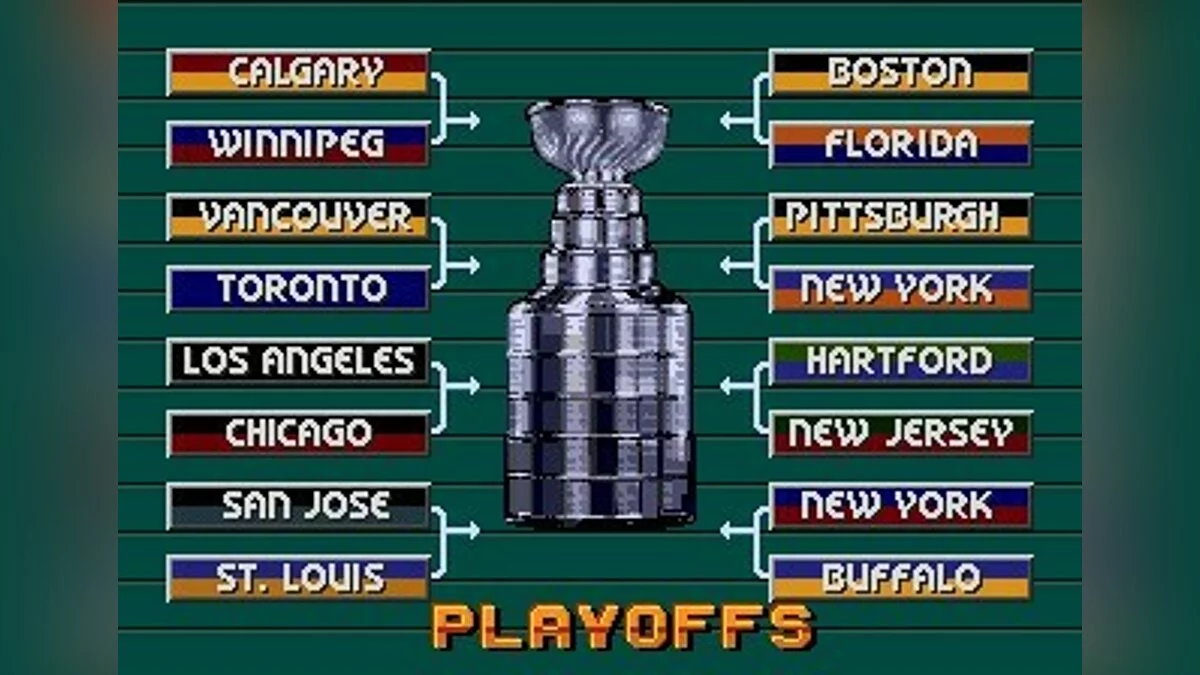 Скриншоты из NHL 95 / Картинка 57