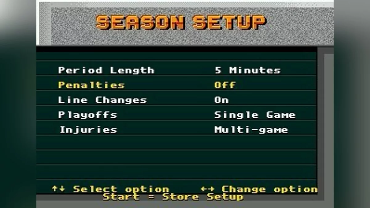 Скриншоты из NHL 95 / Картинка 64