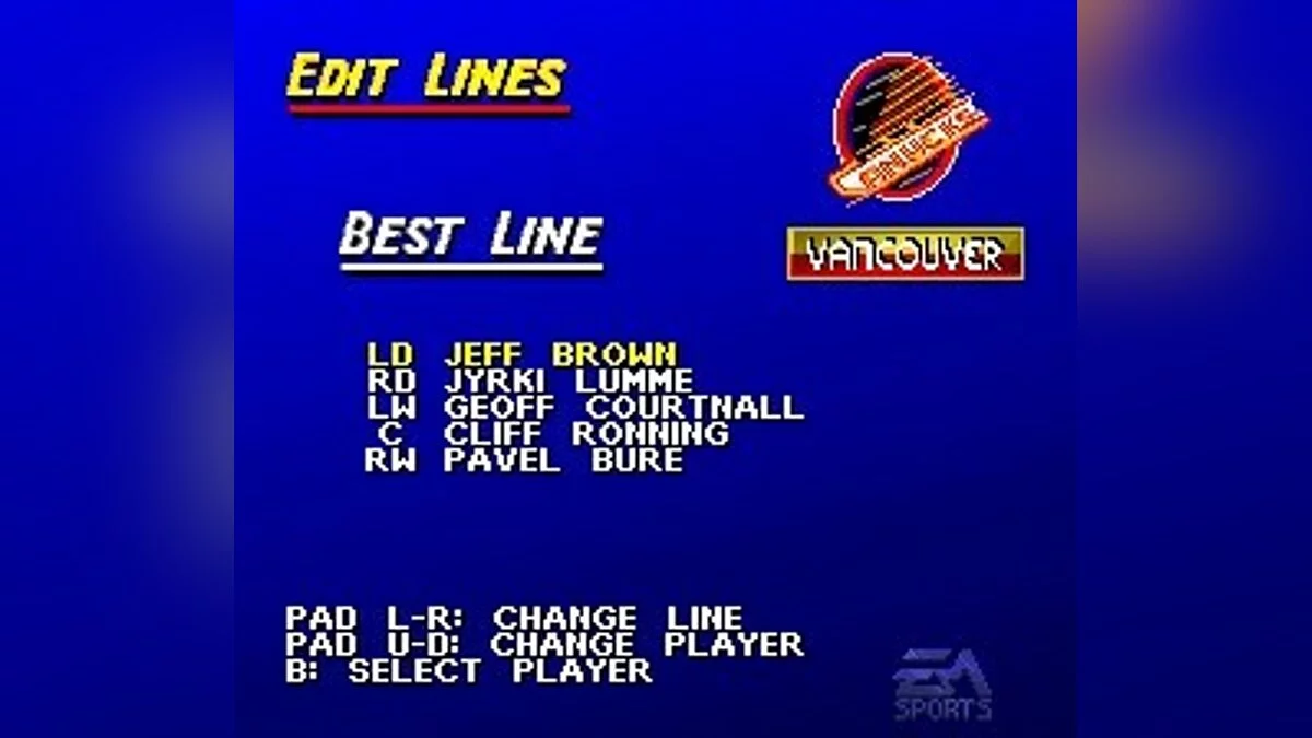 Скриншоты из NHL 95 / Картинка 73