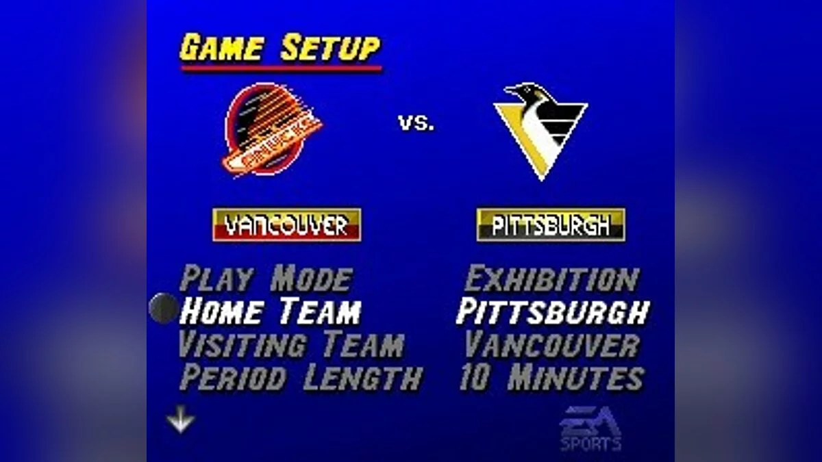 Скриншоты из NHL 95 / Картинка 74