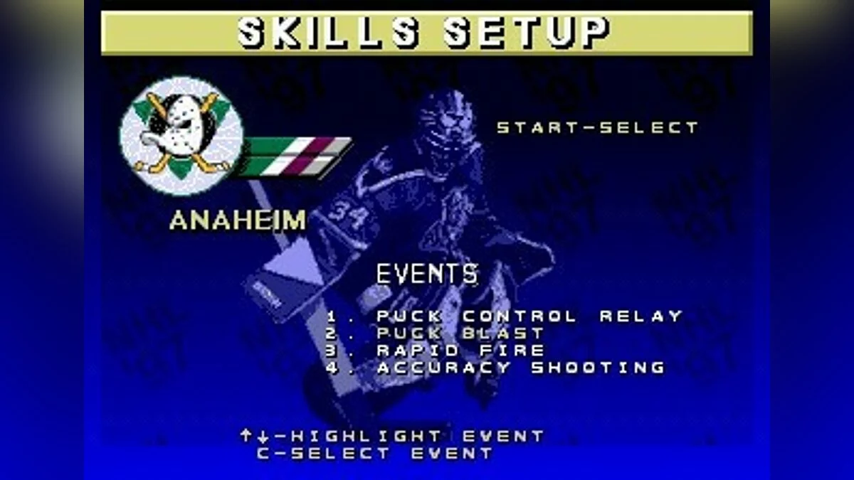 Скриншоты из NHL 97 / Картинка 10