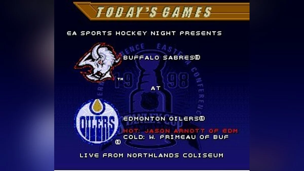 Скриншоты из NHL 98 / Картинка 47
