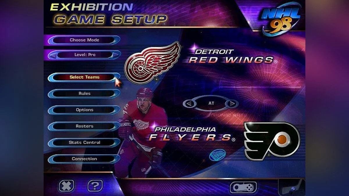 Скриншоты из NHL 98 / Картинка 56
