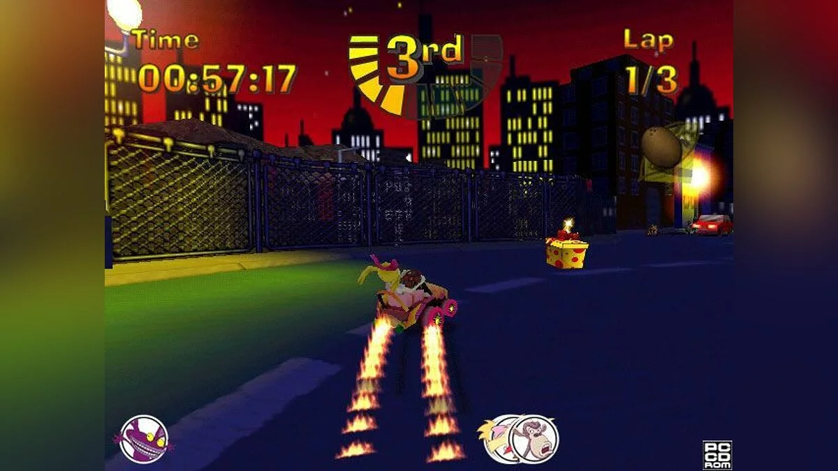 Скриншоты из Nicktoons Racing (2001) / Картинка 2