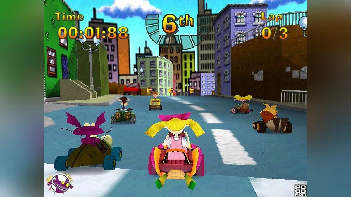 Скриншоты из Nicktoons Racing (2001) / Картинка 3