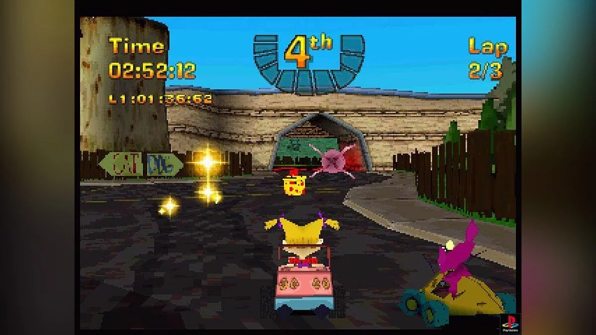 Скриншоты из Nicktoons Racing (2001) / Картинка 17