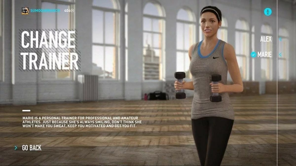 Скриншоты из Nike+ Kinect Training / Картинка 4