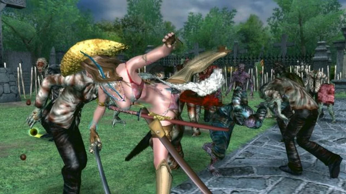 Скриншоты из Onechanbara: Bikini Samurai Squad / Картинка 34