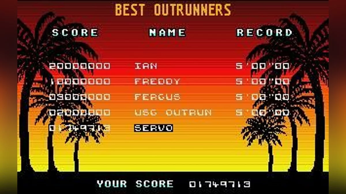 Скриншоты из OutRun / Картинка 12
