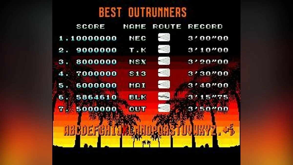 Скриншоты из OutRun / Картинка 65