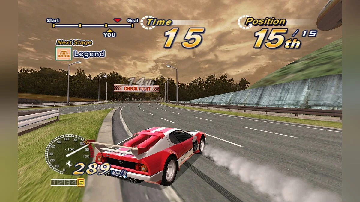 Скриншоты из OutRun 2006: Coast 2 Coast / Картинка 123