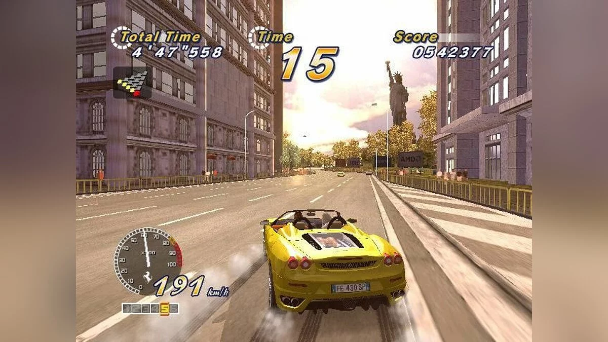 Скриншоты из OutRun 2006: Coast 2 Coast / Картинка 10