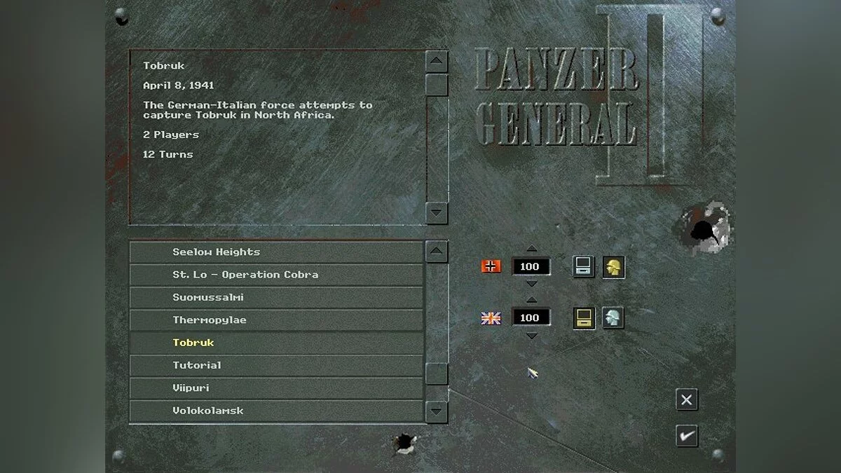 Скриншоты из Panzer General 2 / Картинка 18