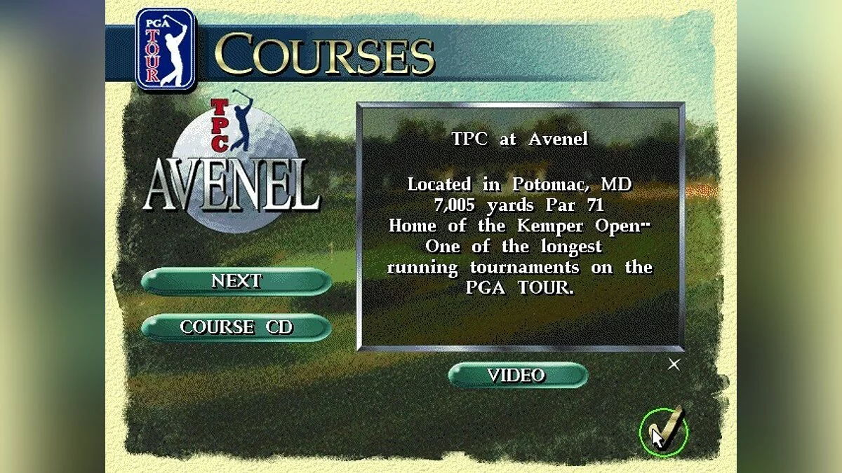 Скриншоты из PGA Tour 96 / Картинка 57