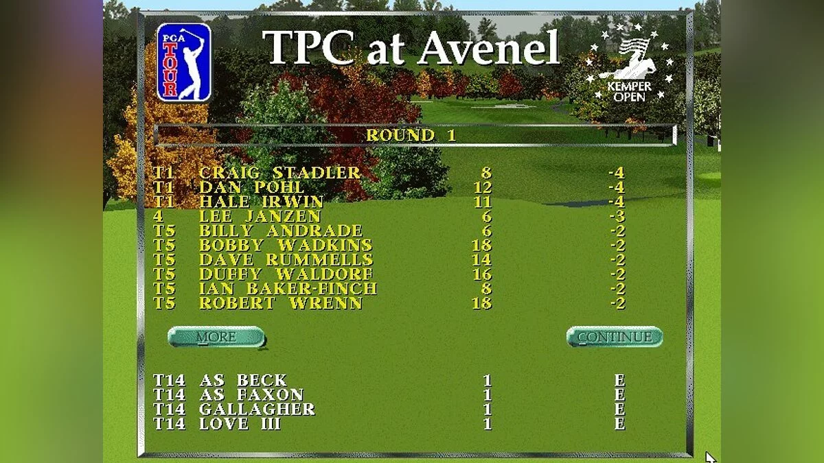 Скриншоты из PGA Tour 96 / Картинка 71