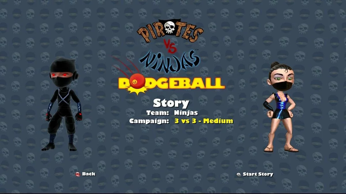 Скриншоты из Pirates vs. Ninjas Dodgeball / Картинка 17