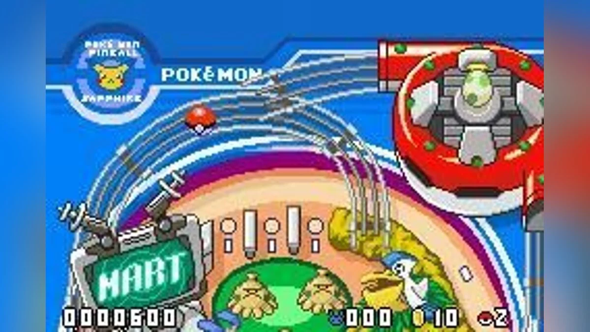 Скриншоты из Pokémon Pinball: Ruby & Sapphire / Картинка 1