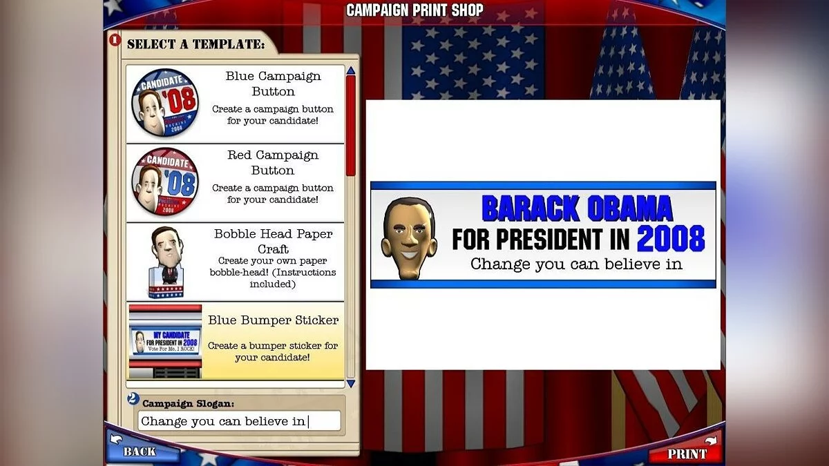 Скриншоты из Political Machine 2008 / Картинка 51