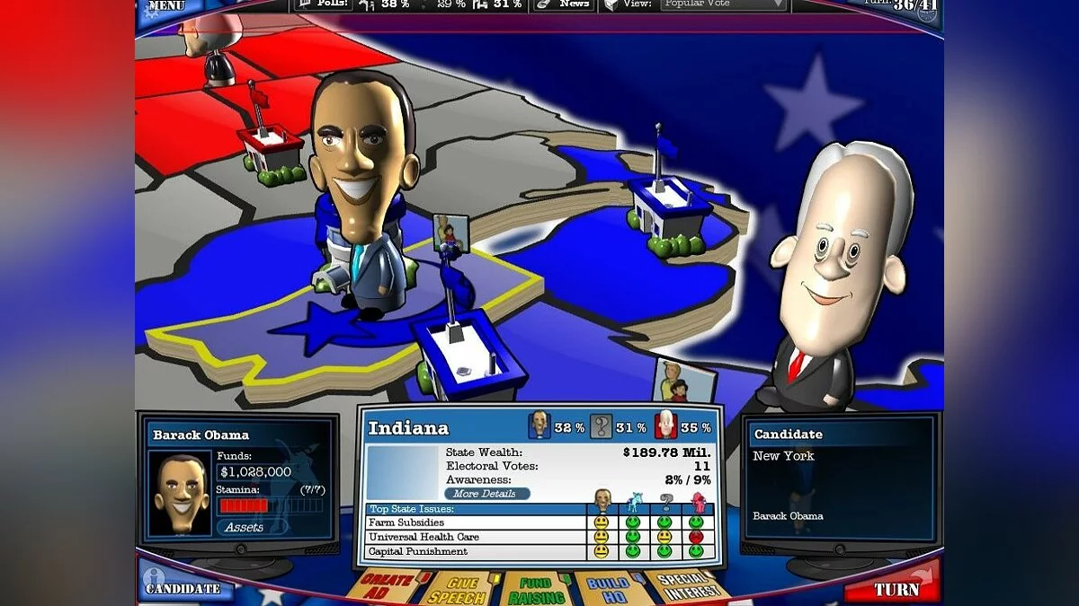 Скриншоты из Political Machine 2008 / Картинка 61