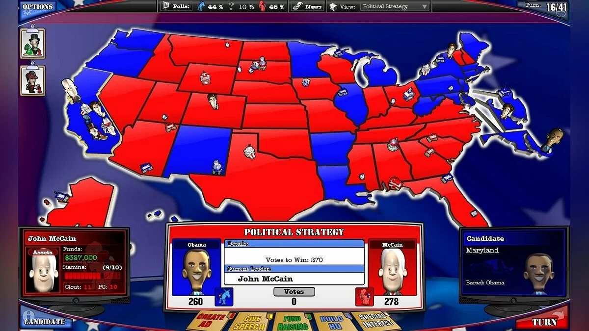 Скриншоты из Political Machine 2008 / Картинка 10